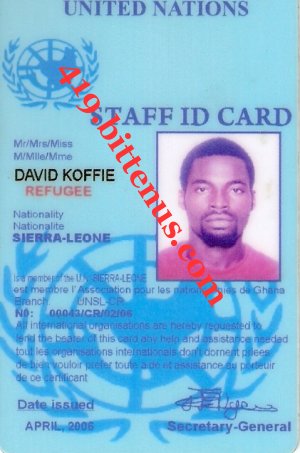 Refugy pass ID